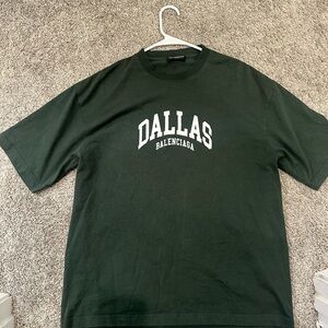 Balenciaga Dark Green Dallas Tee